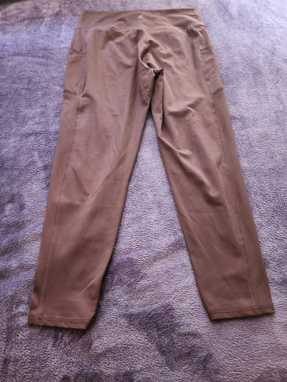 Alia Men's Brown Jogger-Style Performance Pants